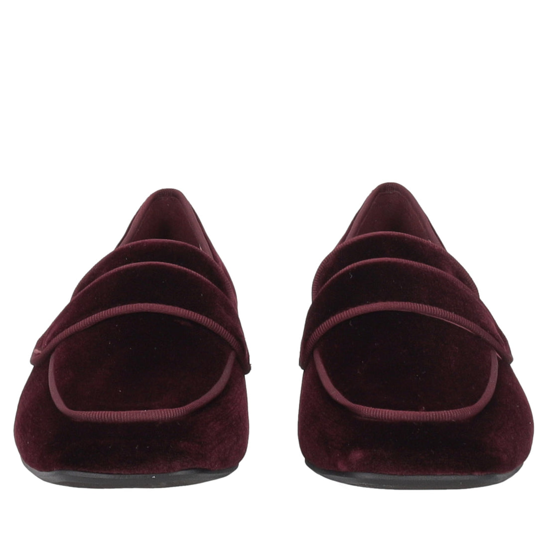 bordeaux anais velvet loafer