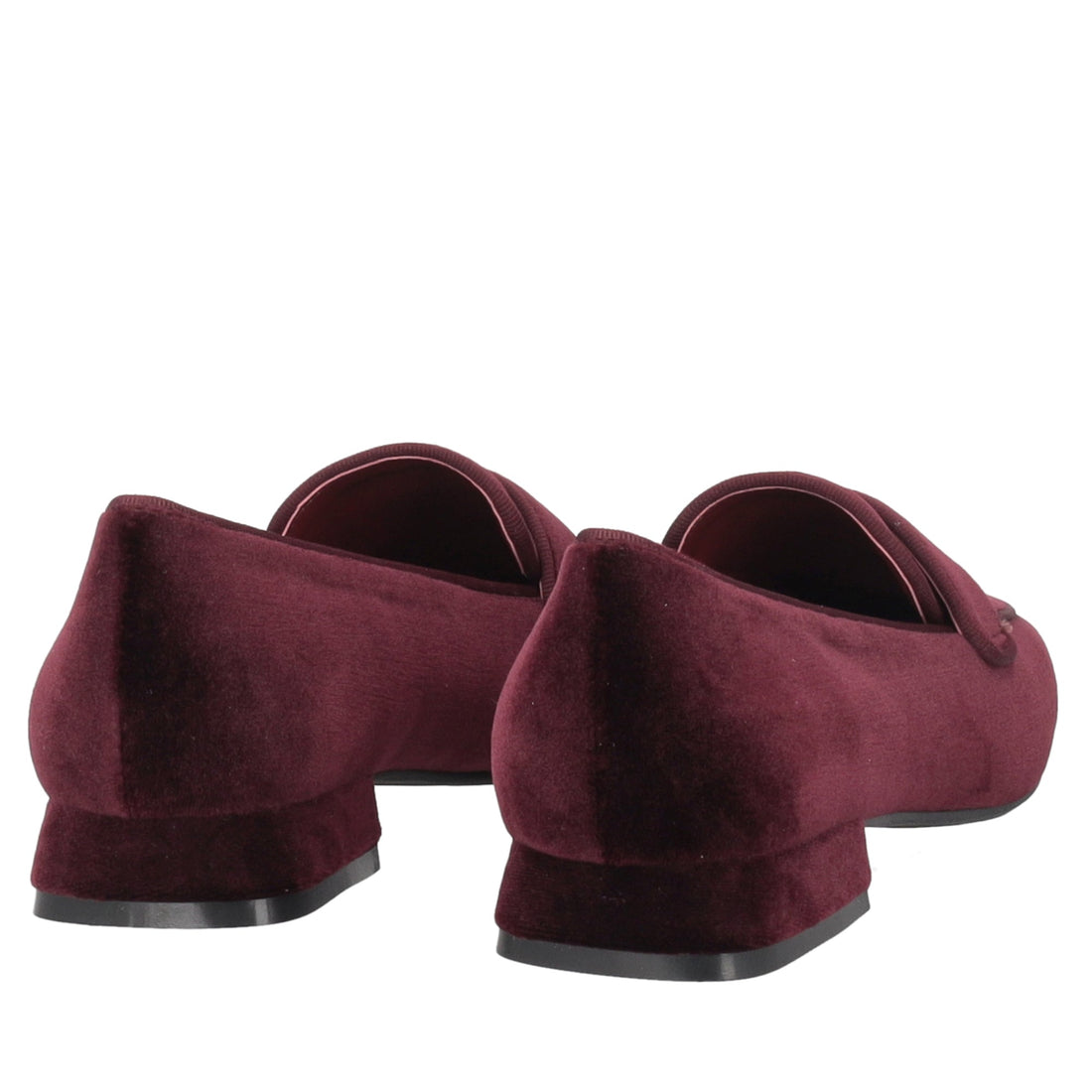 bordeaux anais velvet loafer