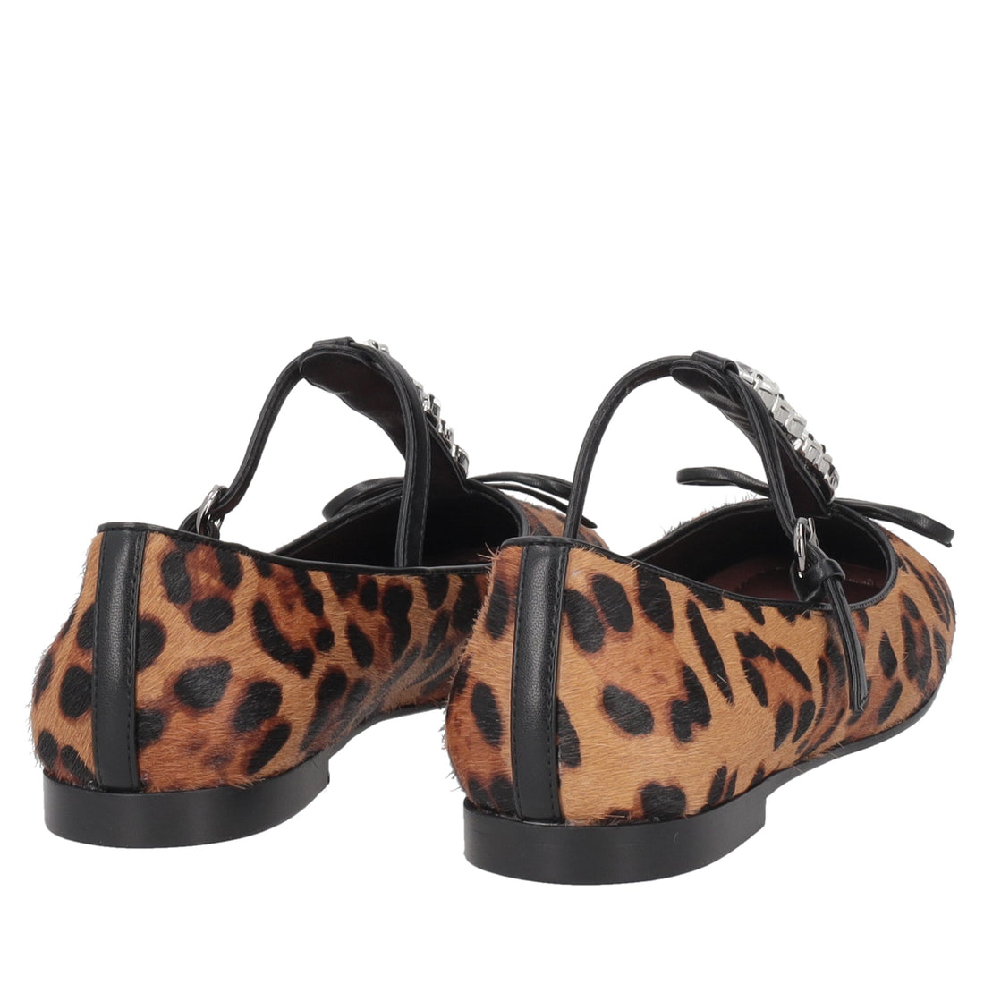 speckled arielle ballerina with animal print