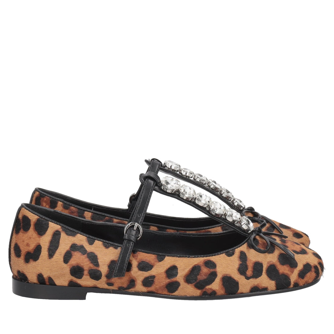 speckled arielle ballerina with animal print