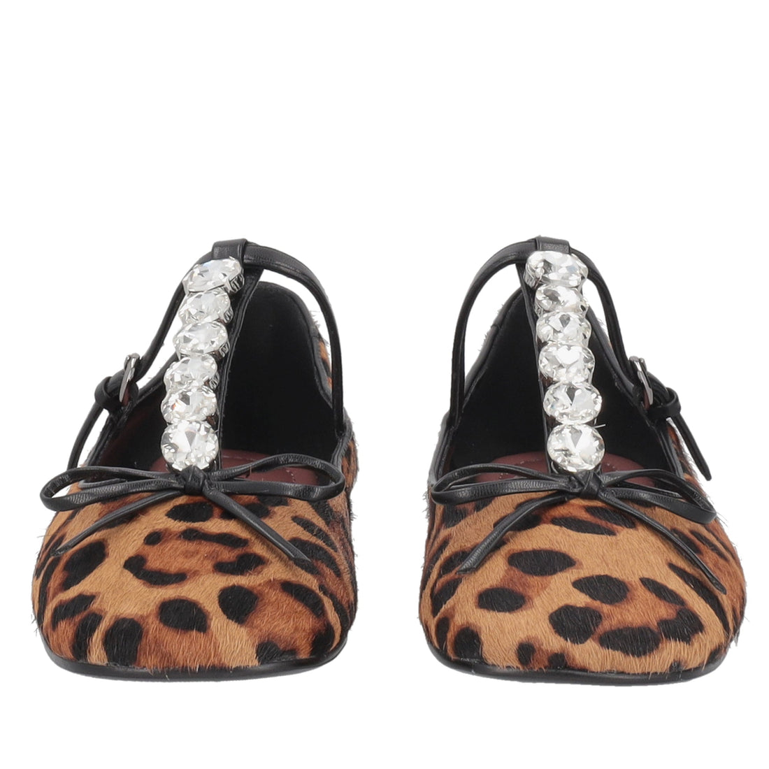 speckled arielle ballerina with animal print