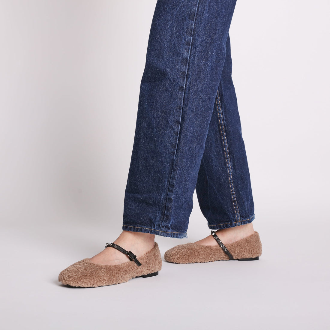 mud arielle fabric ballerina