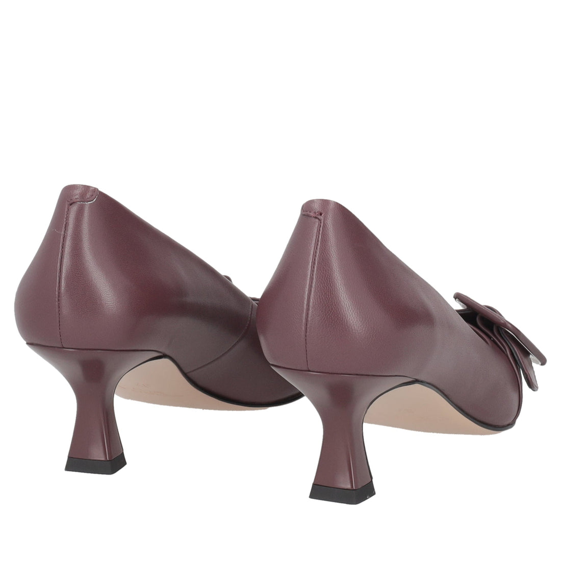 bordeaux brigitte leather pumps