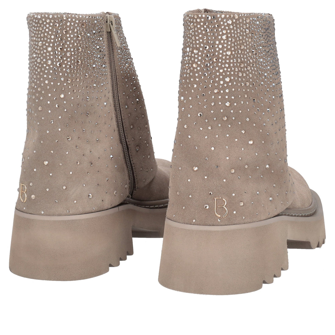 mud lea ankle boot with micro rhinestones