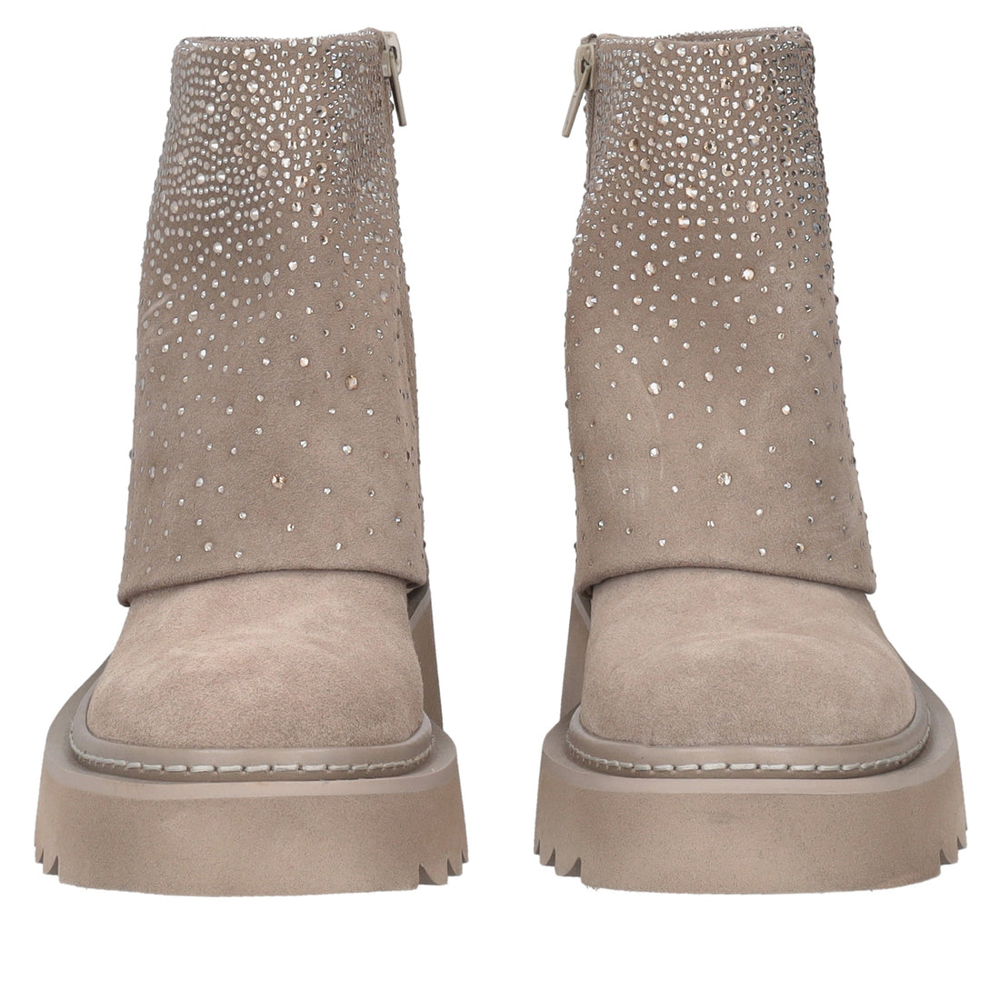 mud lea ankle boot with micro rhinestones