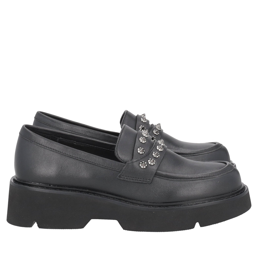black louise loafer with studs