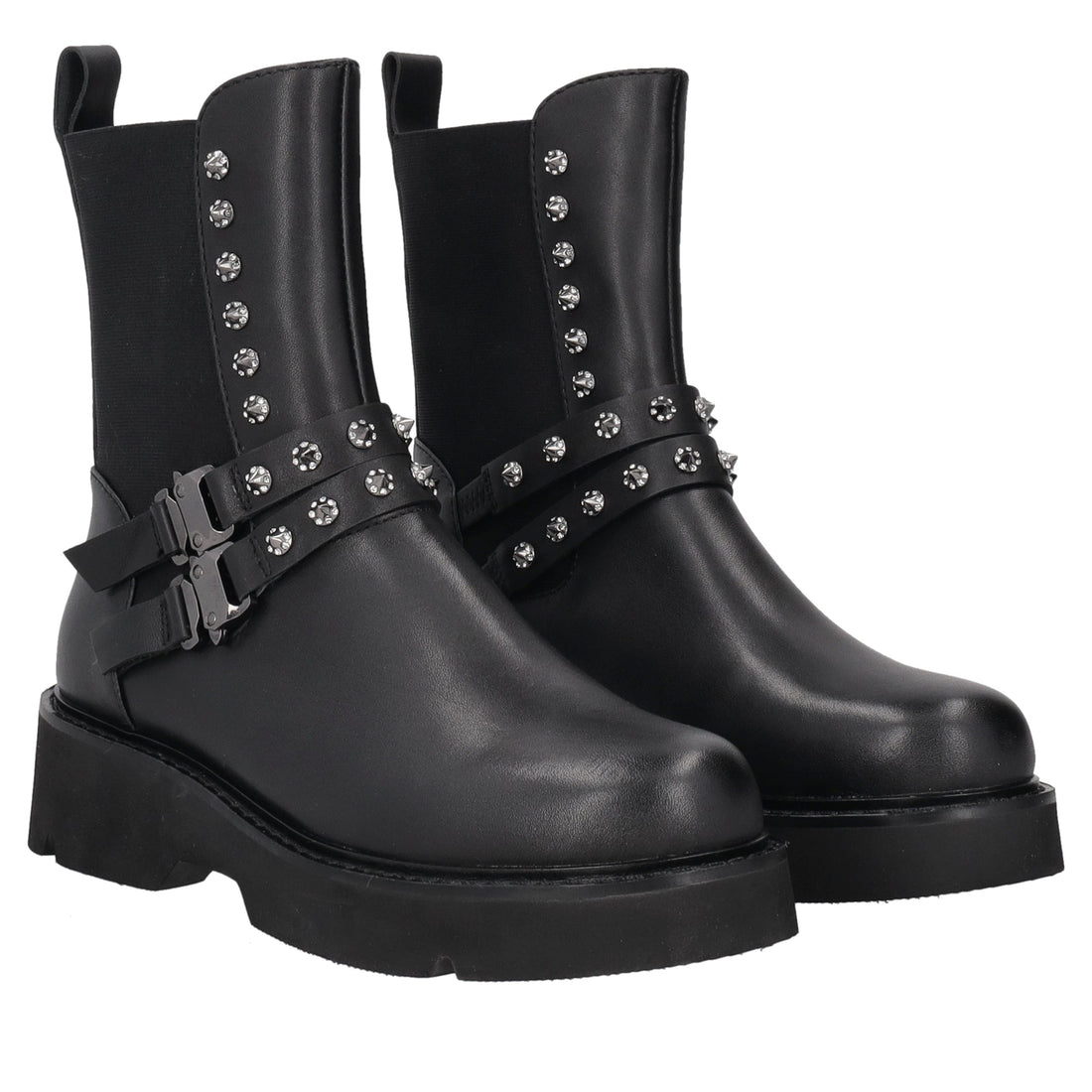 black louise studded ankle boot