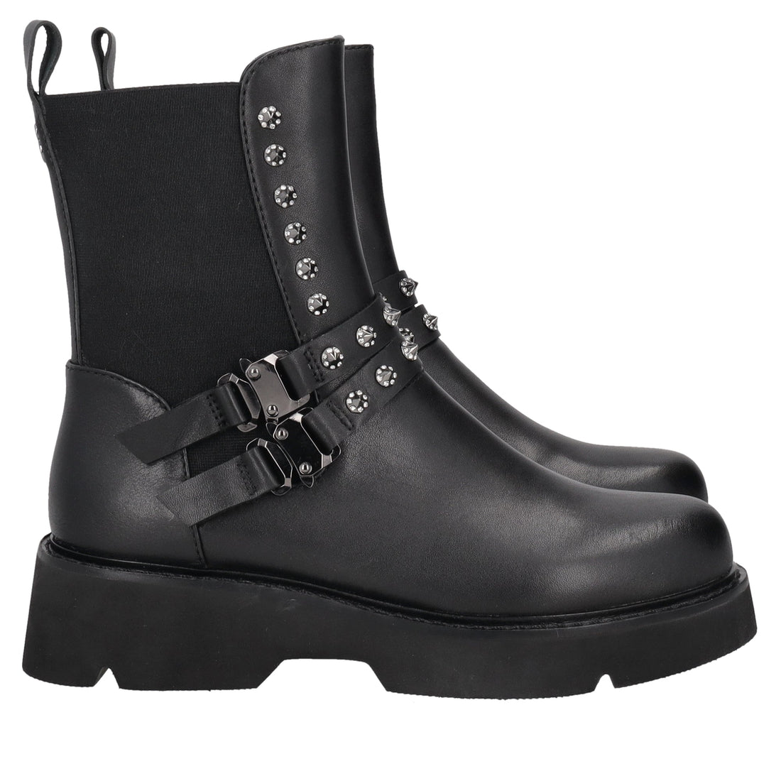 black louise studded ankle boot