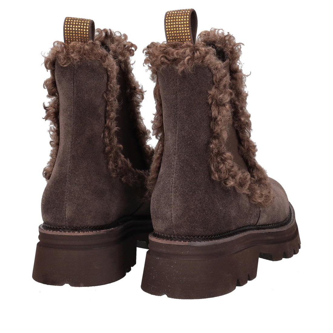 dark brown roxane suede ankle boot