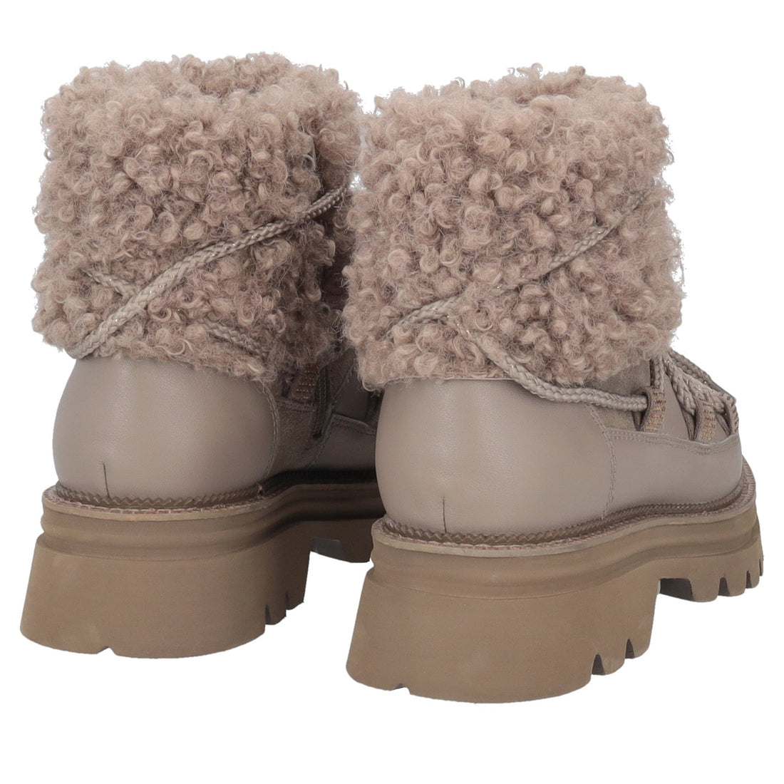 mud roxane leather ankle boot with laces