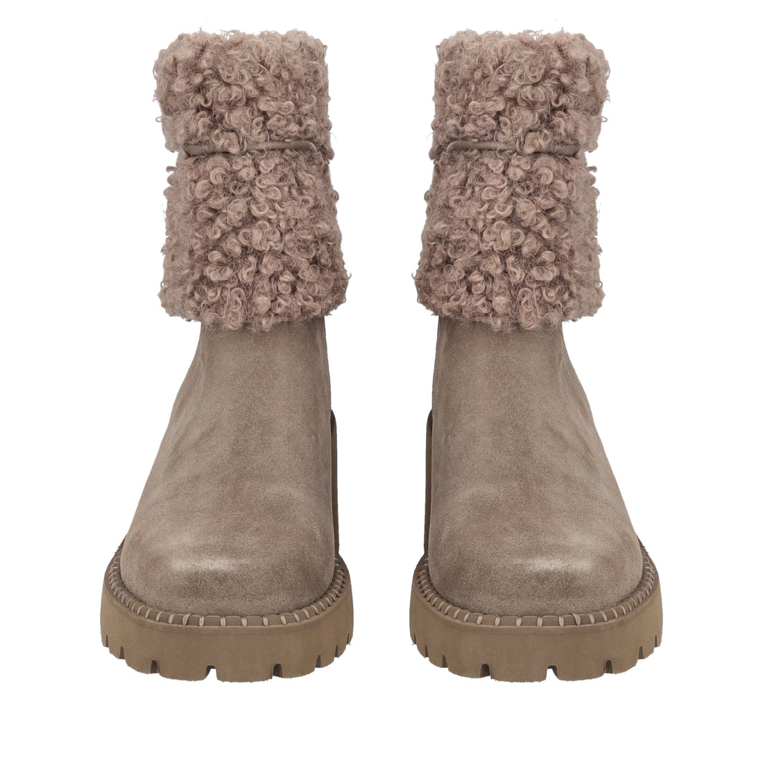 mud sarah suede ankle boot with heel