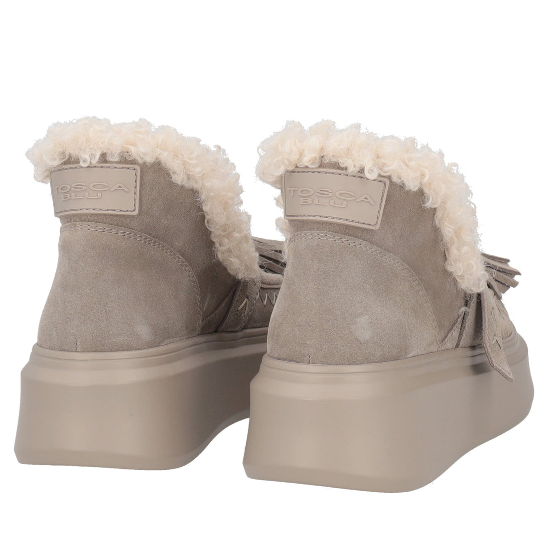 mud vivienne suede ankle boot with tassels