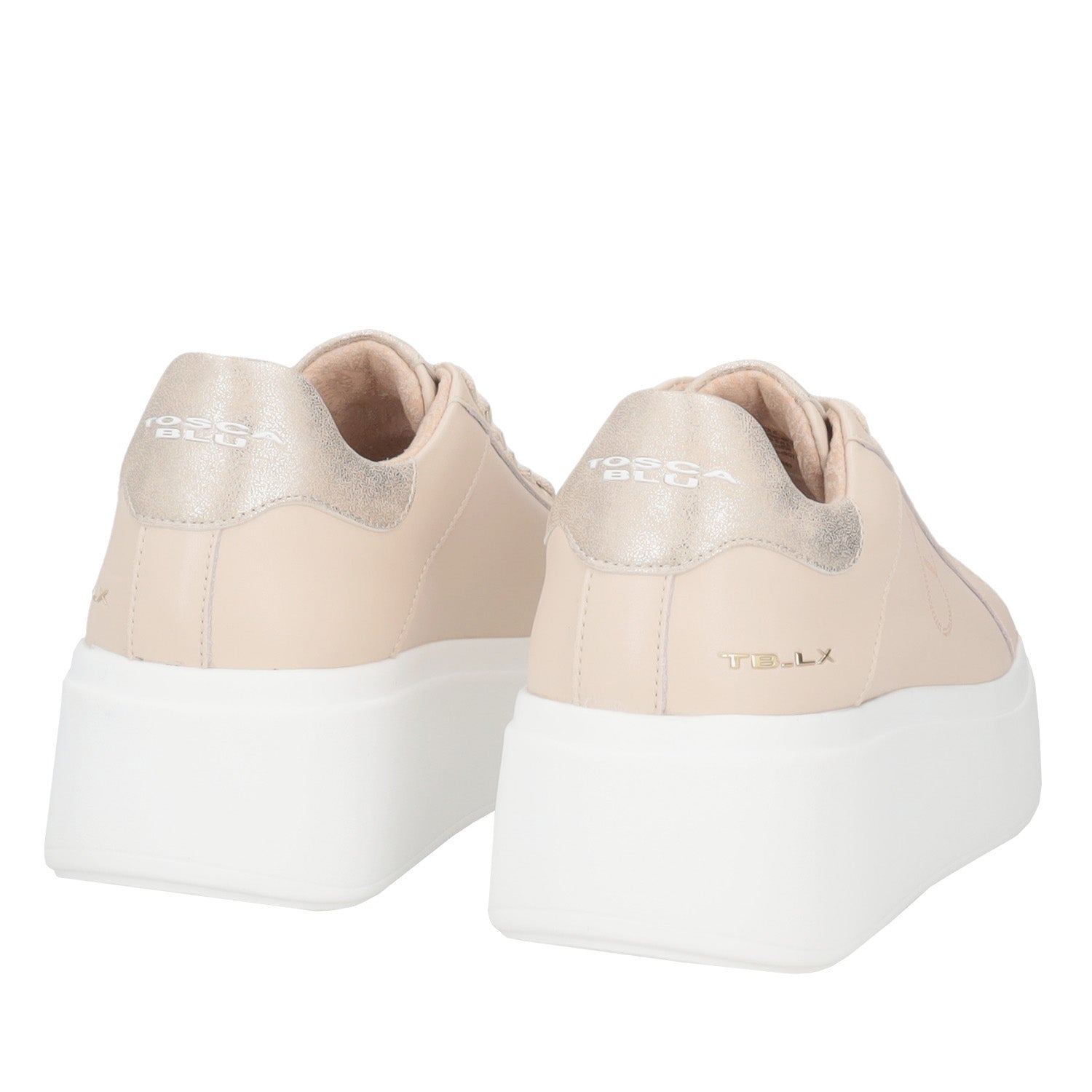 ToscaBlu sneaker elettra con fiori in strass colore beige ss2502s011 c05_3