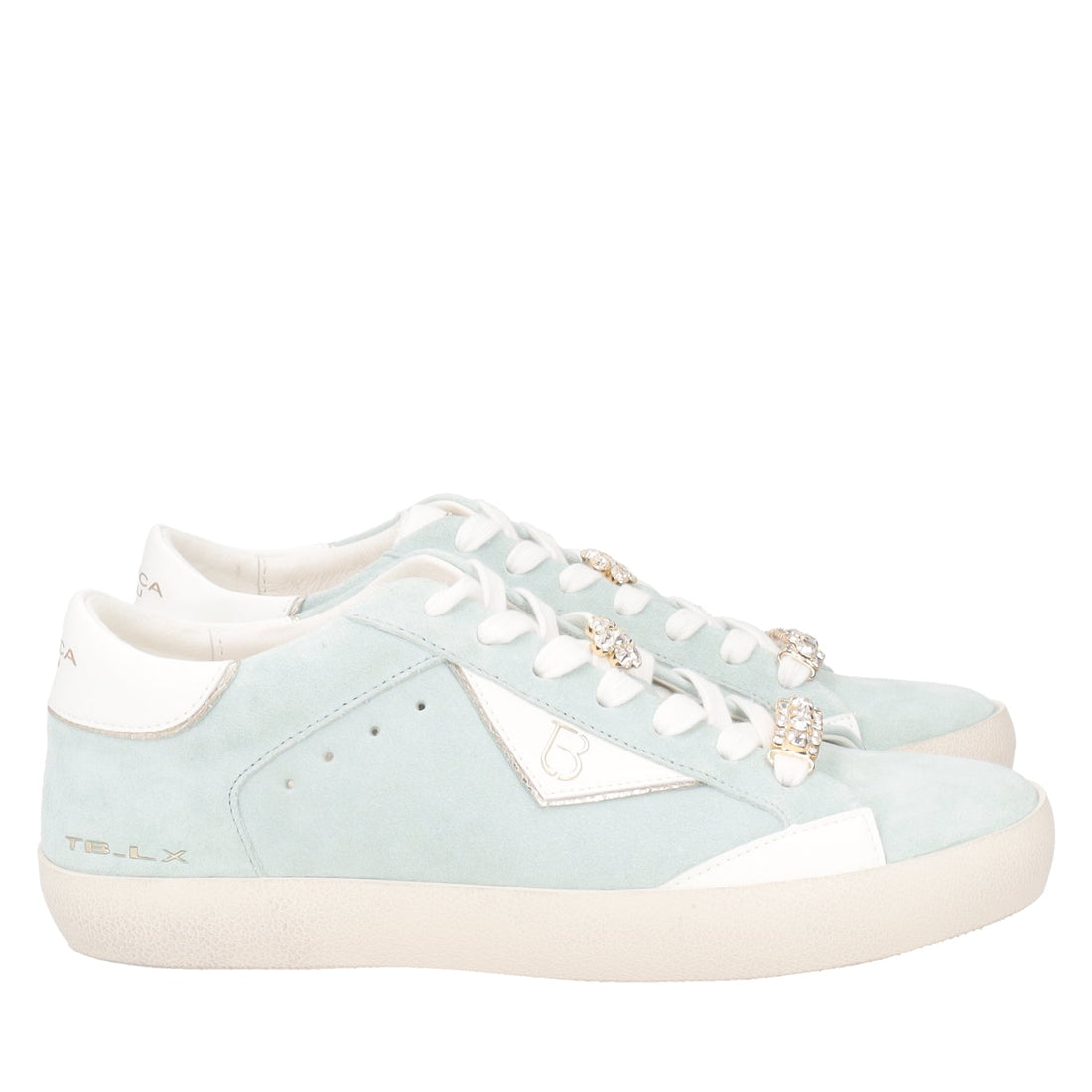 Sneaker Sirius in pelle scamosciata colore verdino