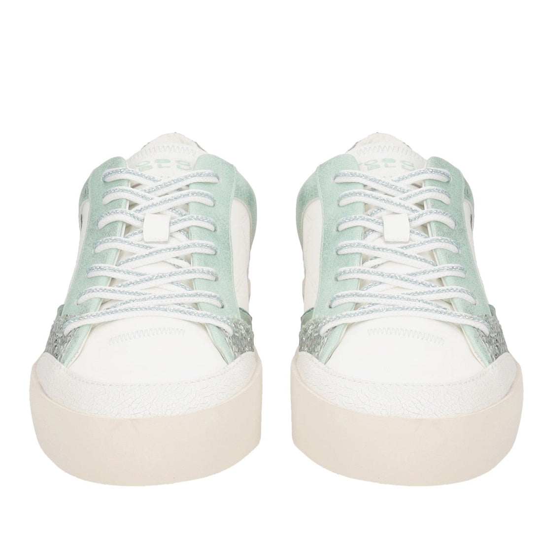 ToscaBlu sneaker aura in pelle e glitter colore verdino ss2505s040 c43_2