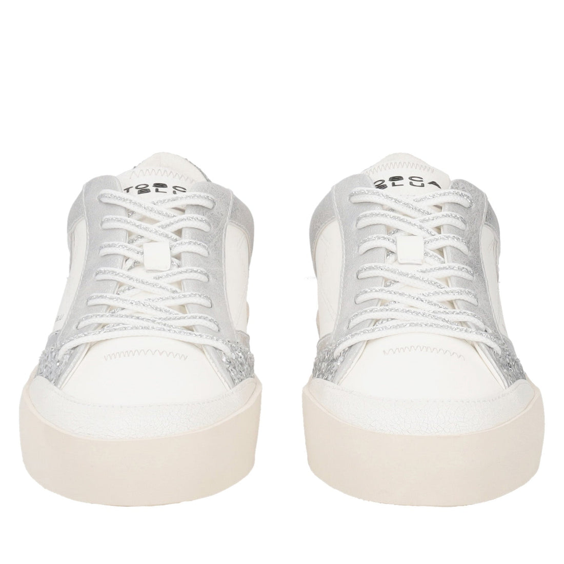 ToscaBlu sneaker aura in pelle e glitter colore argento ss2505s040 c97_2