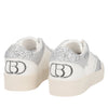 ToscaBlu sneaker aura in pelle e glitter colore argento ss2505s040 c97_3