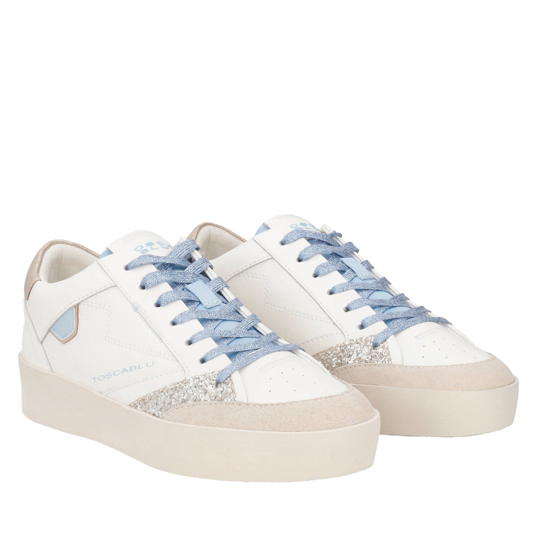 ToscaBlu sneaker aura in pelle colore bianco azzurro ss2505s041 00l_1