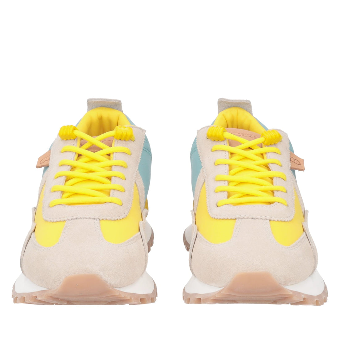 ToscaBlu sneaker blossom in pelle scamosciata colore azzurro giallo ss2508s070 32e_5