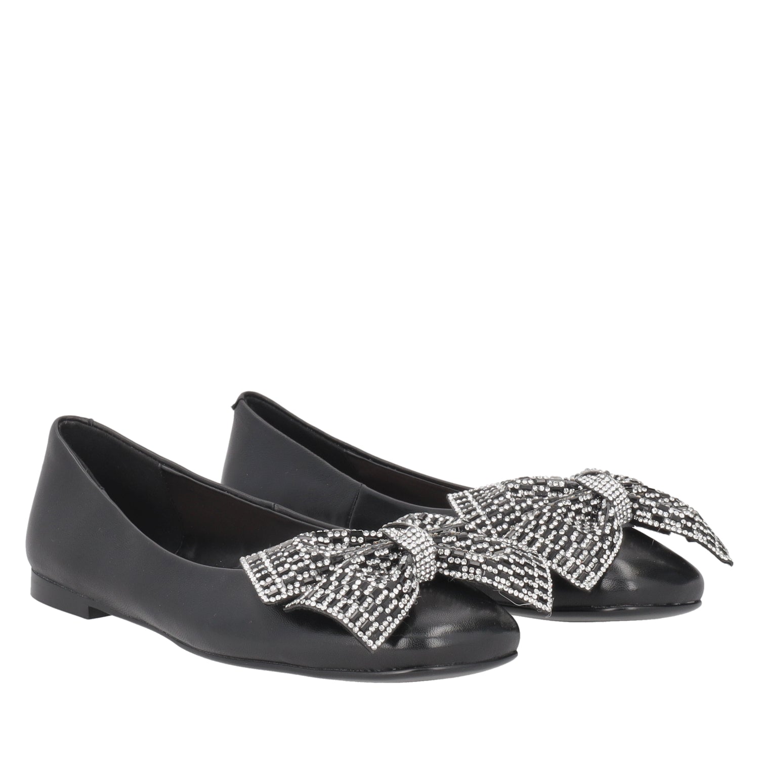 ToscaBlu ballerina eden in pelle con fiocco colore nero ss2515s141 c99_1