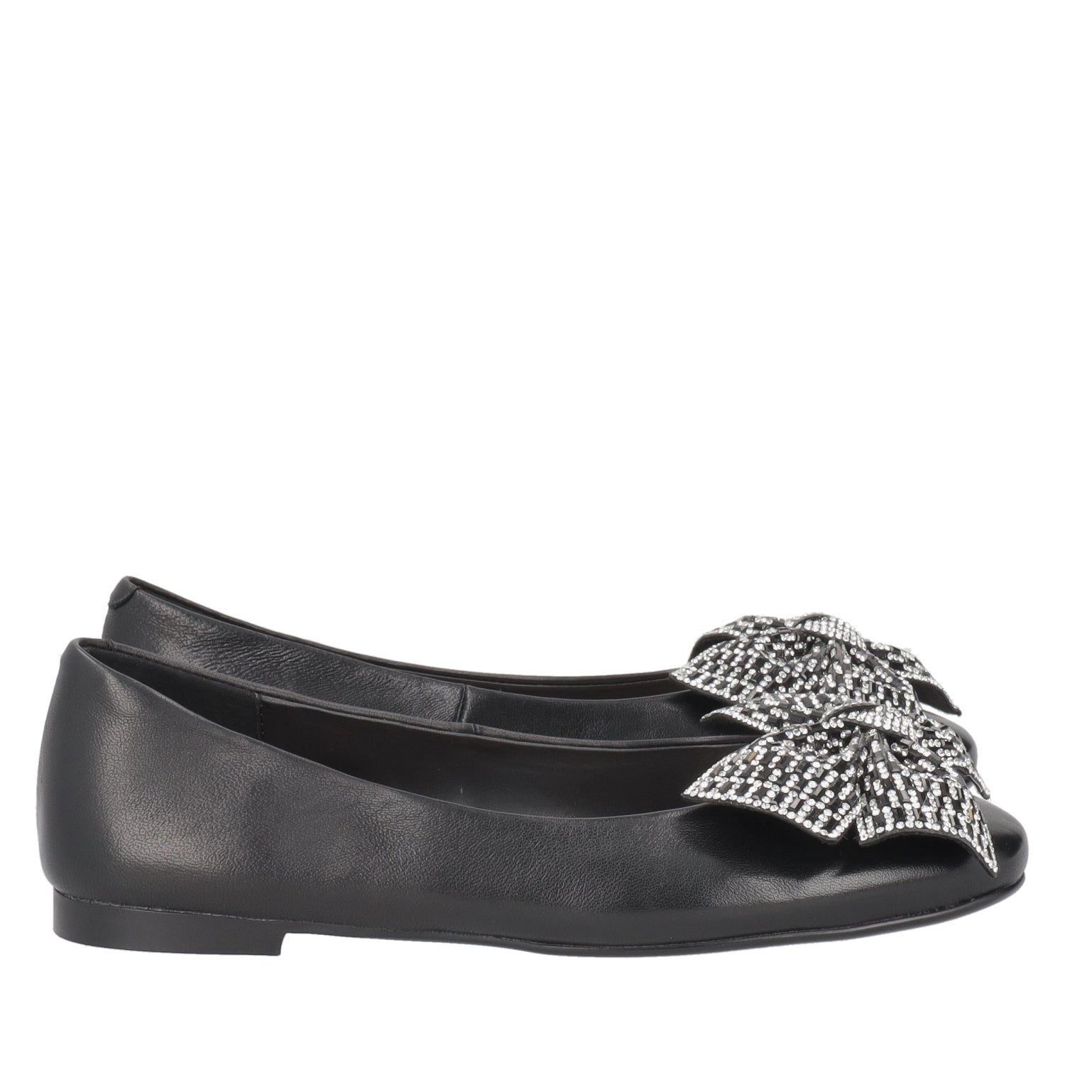ToscaBlu ballerina eden in pelle con fiocco colore nero ss2515s141 c99_4