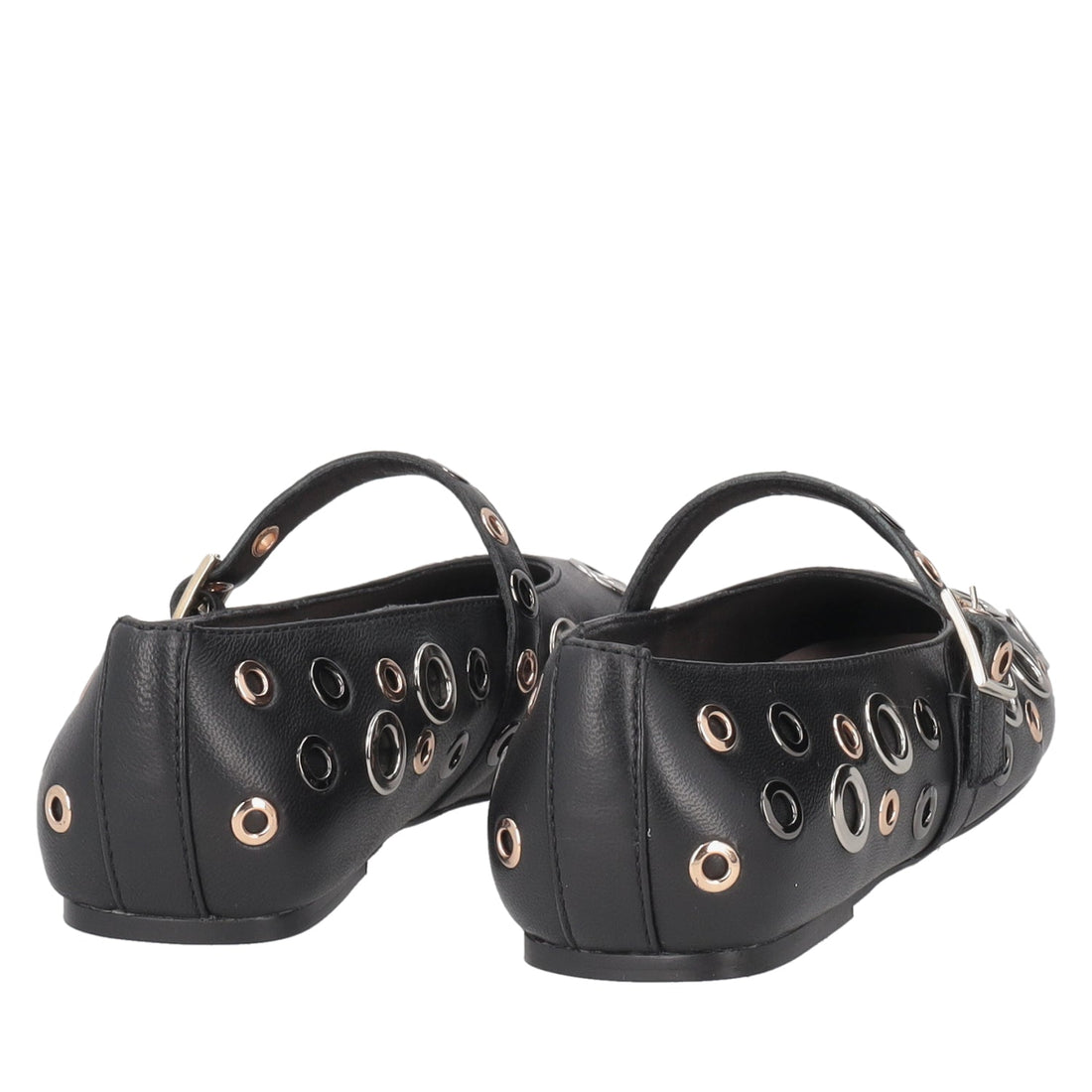 ToscaBlu ballerina fern in pelle con borchie colore nero ss2516s150 c99_3