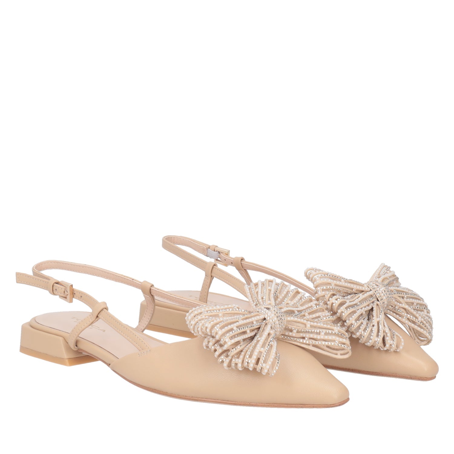ToscaBlu slingback iris con fiocco colore beige ss2519s182 c05_1