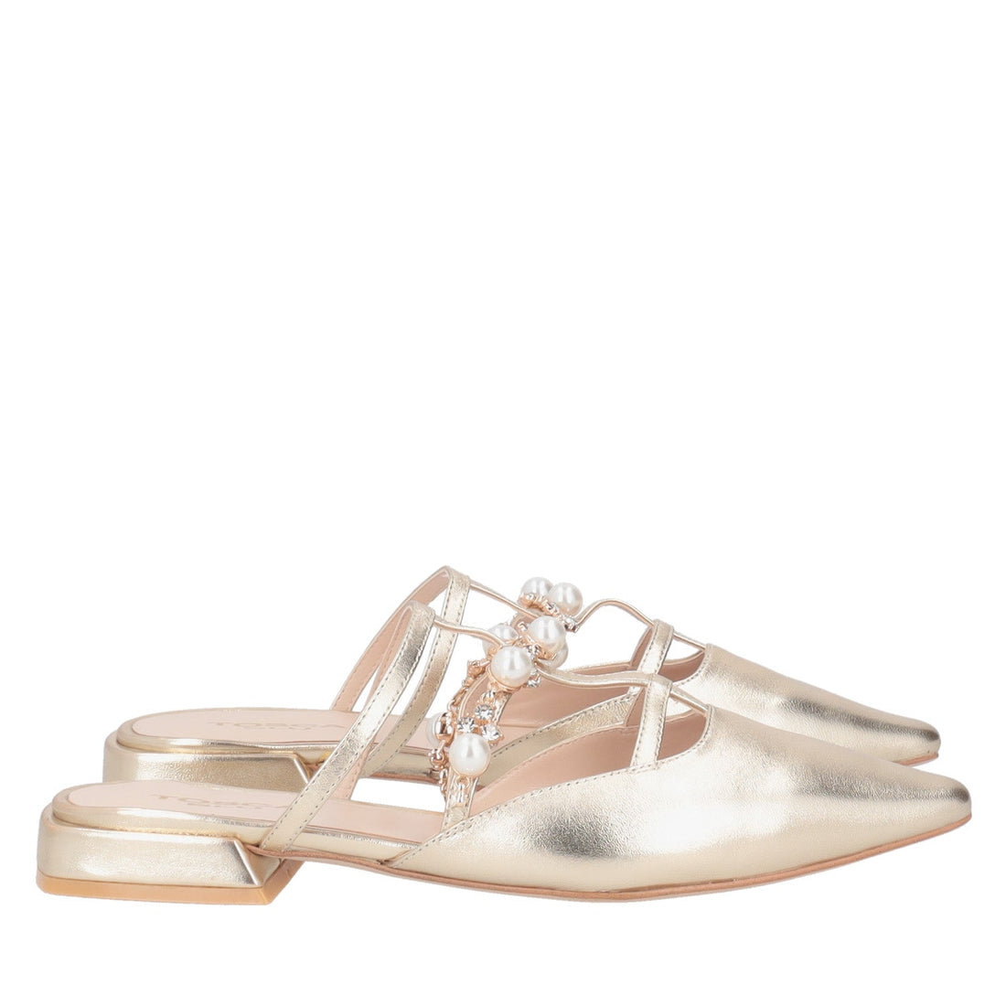 ToscaBlu sabot iris in pelle con perle e strass colore oro ss2519s183 c98_4