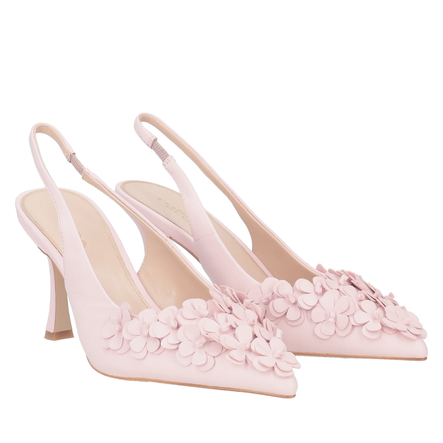 ToscaBlu slingback jasmine in pelle con fiori colore rosa ss2521s201 c21_1