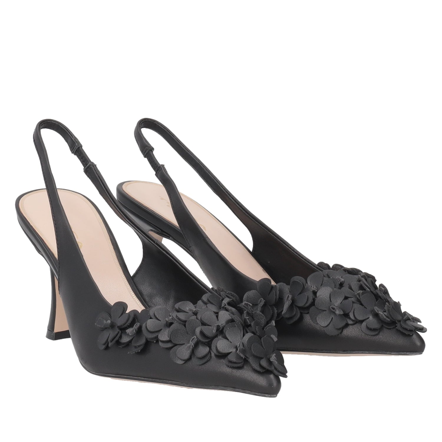 ToscaBlu slingback jasmine in pelle con fiori colore nero ss2521s201 c99_1