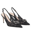 ToscaBlu slingback laurel in pizzo con accessorio colore nero ss2524s244 c99_1