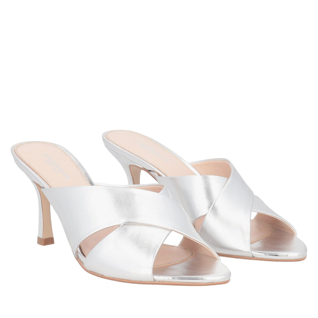 ToscaBlu ciabatta saffron in pelle colore argento ss2542s421 c97_1