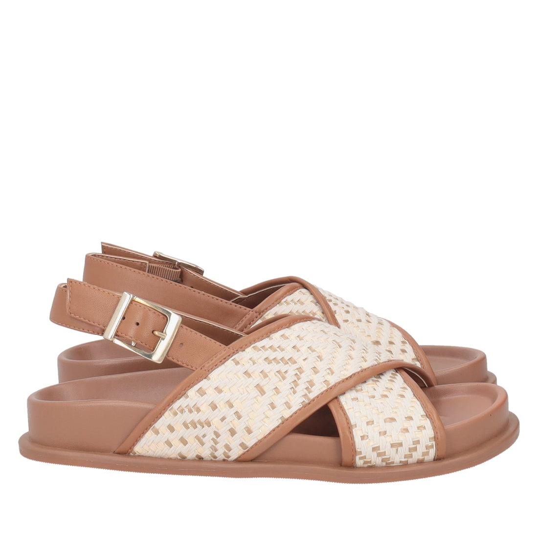 ToscaBlu sandalo tansy in tessuto e pelle colore cuoio ss2552s526 c59_4
