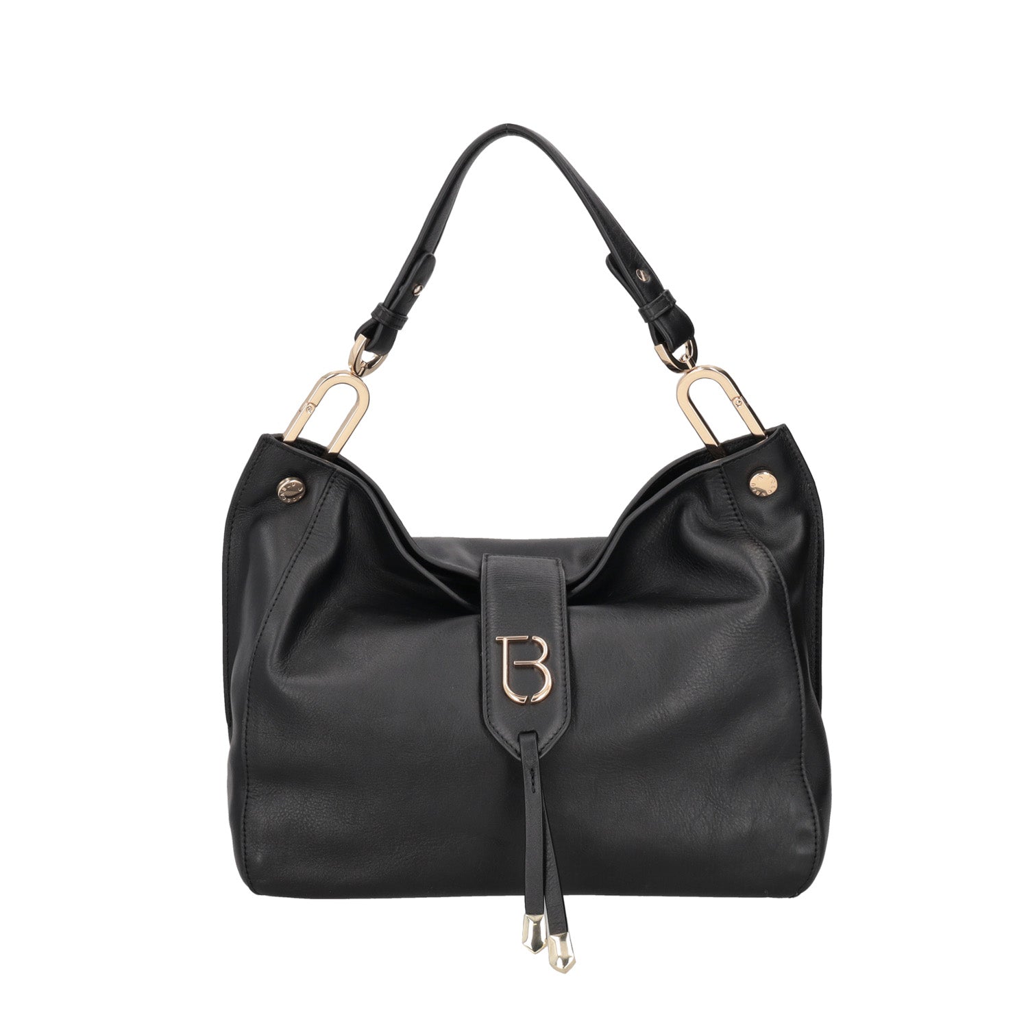 Borsa media Morgana in pelle colore nero