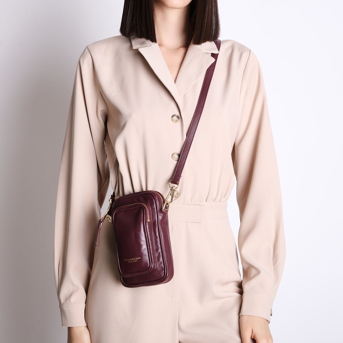 bordeaux evelyn crossbody bag