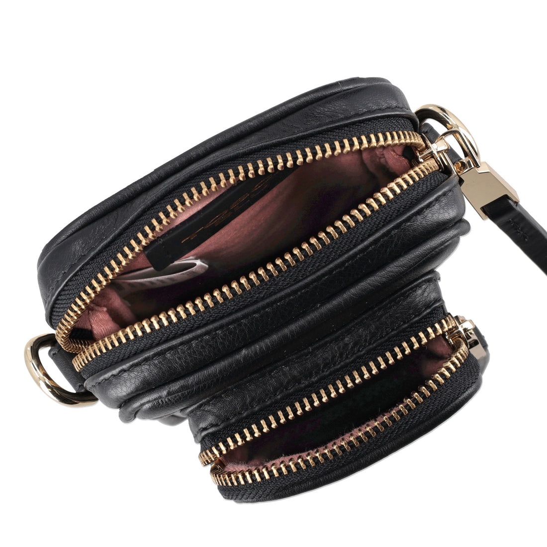 black evelyn crossbody bag