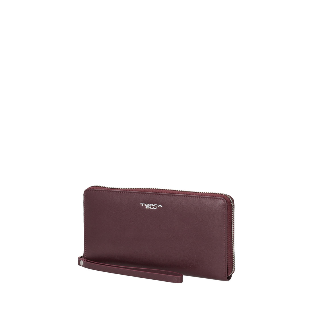 bordeaux zip around large wallet