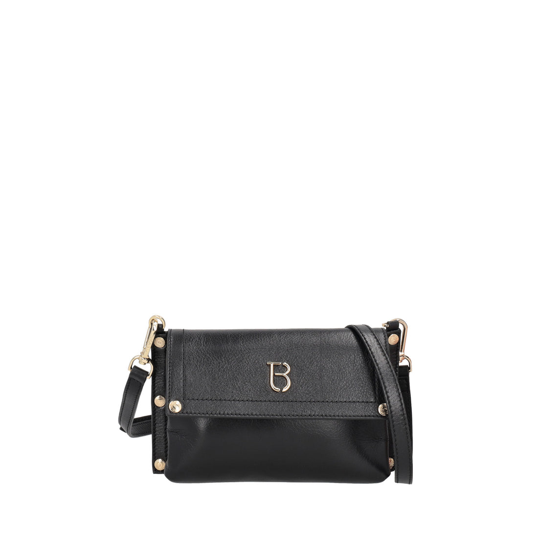 black elodie crossbody bag with flap