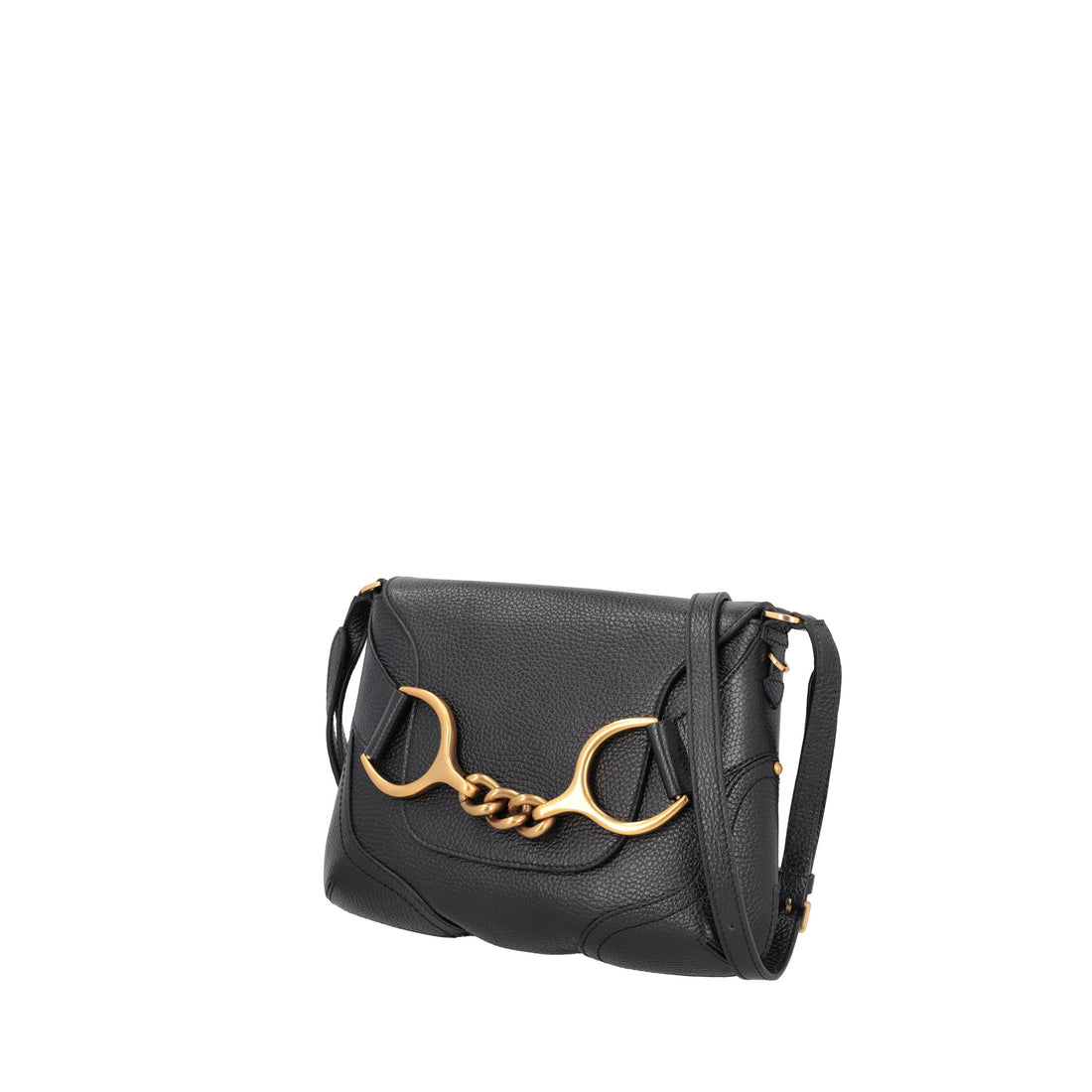 black cecilia crossbody bag with flap