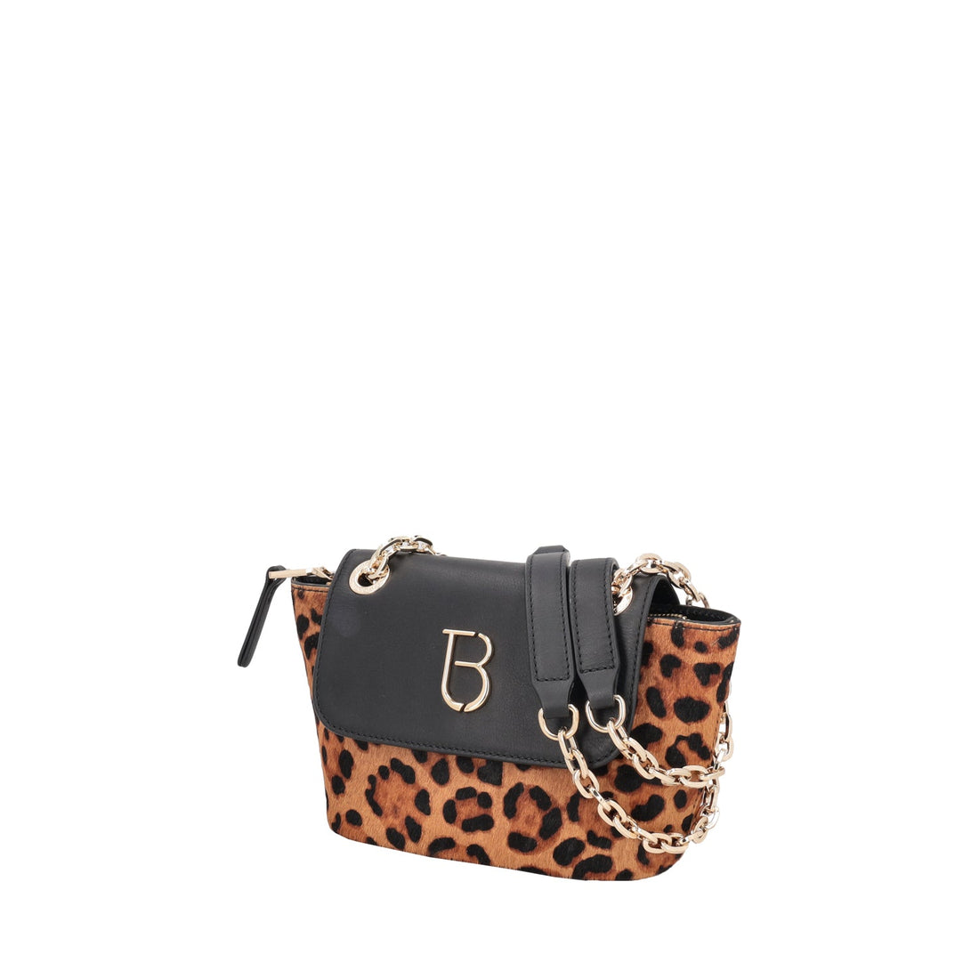 speckled violet animal print crossbody bag