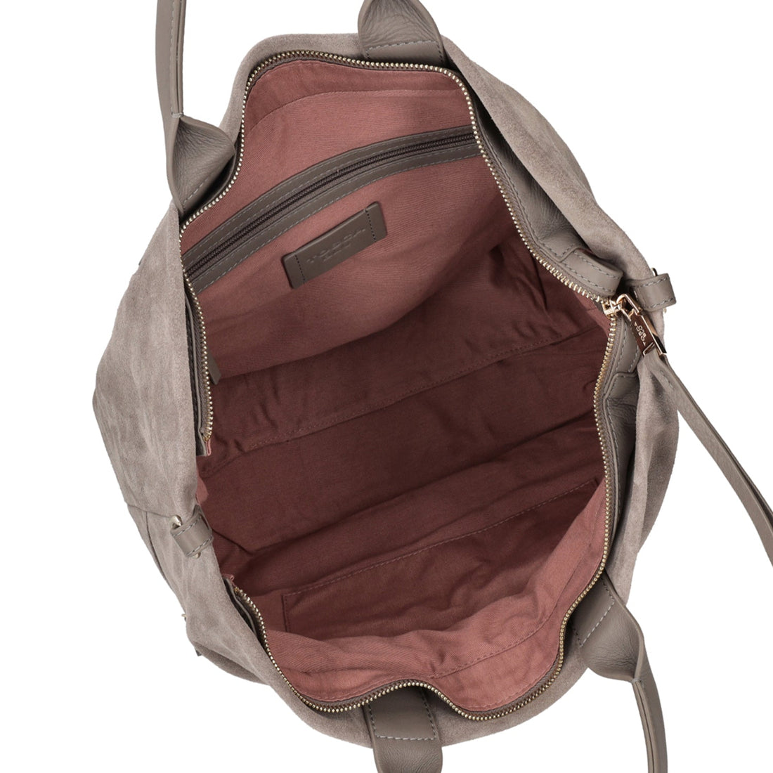 mud marlowe suede shopping bag