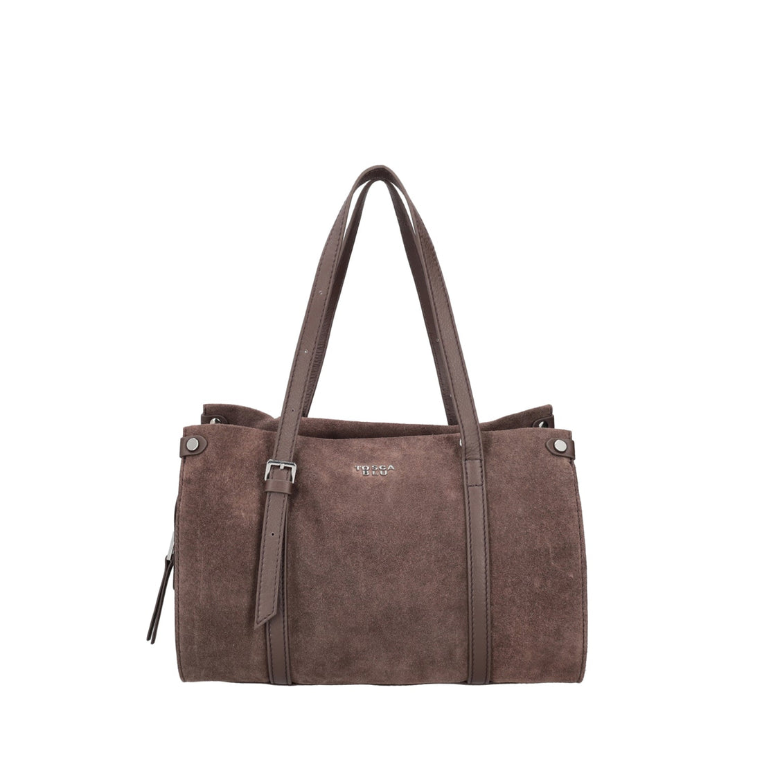 dark brown brooke medium shopping bag