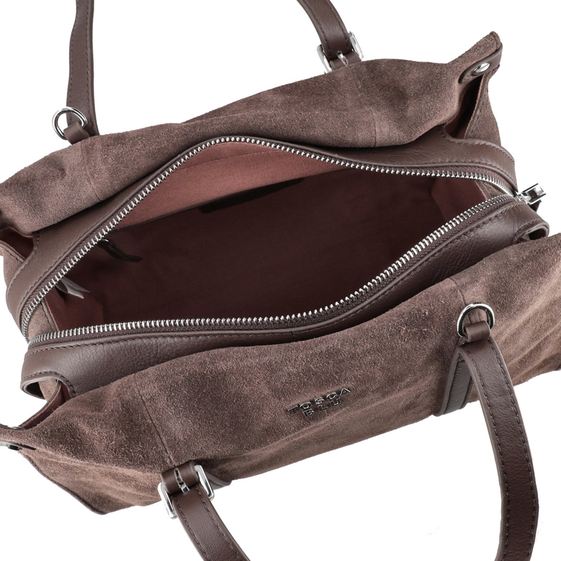 dark brown brooke medium shopping bag