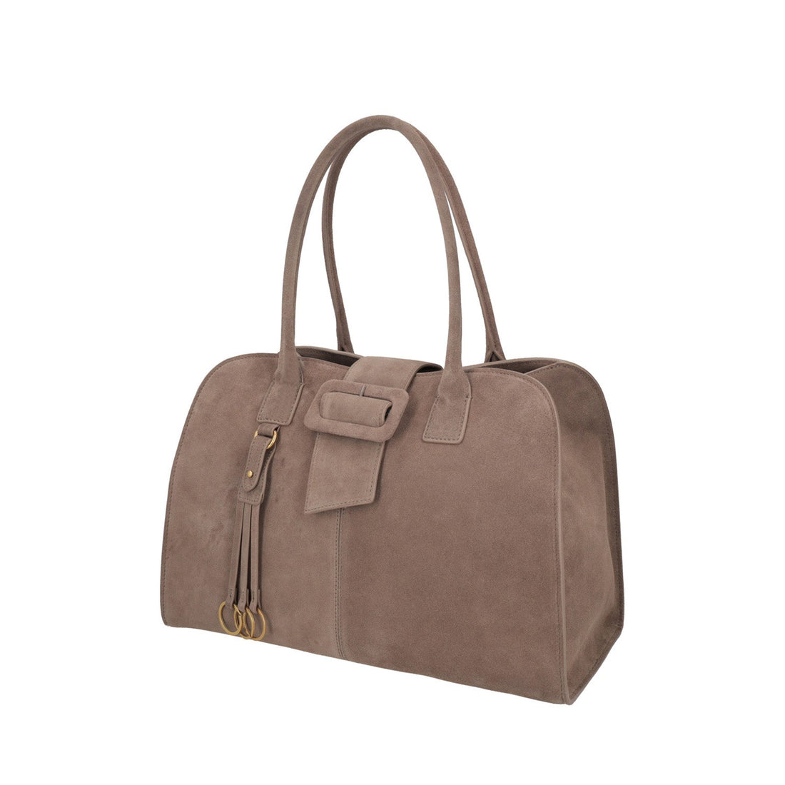 mud rachel shopping bag in suede