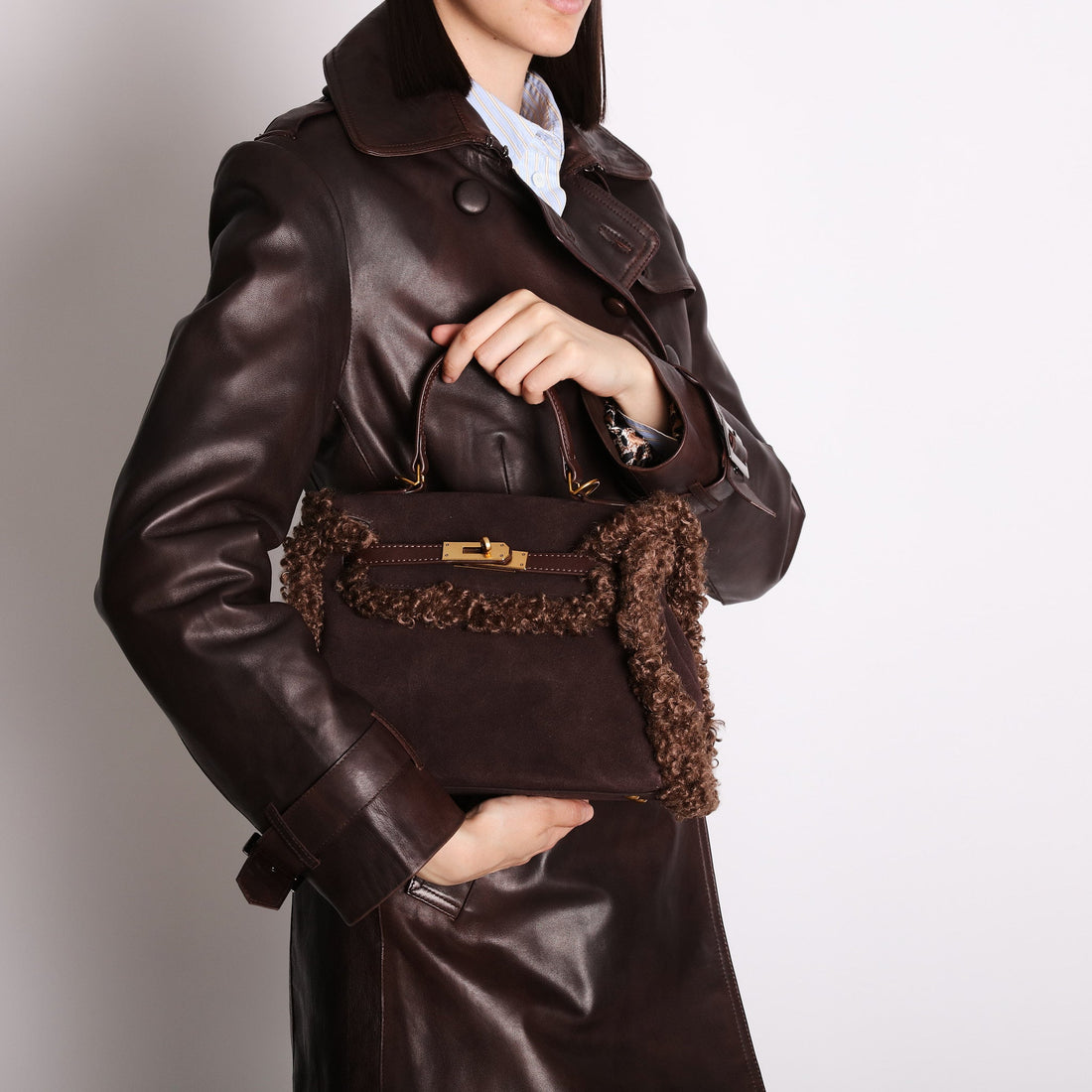 dark brown kathy handbag