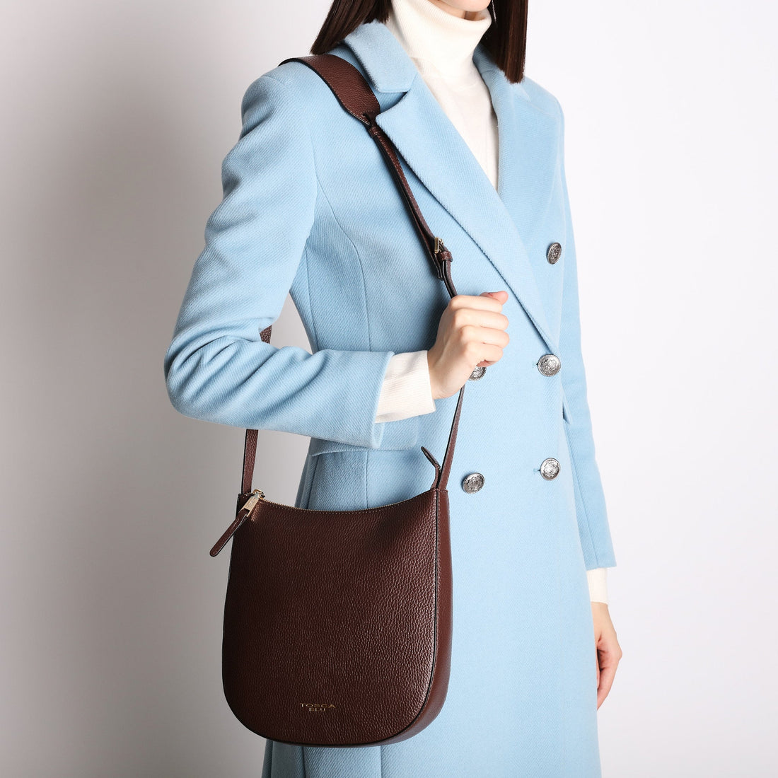 brown lily large crossbody bag