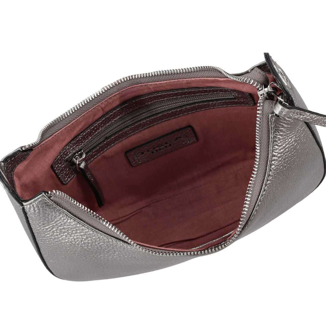 gun metal lily crossbody bag
