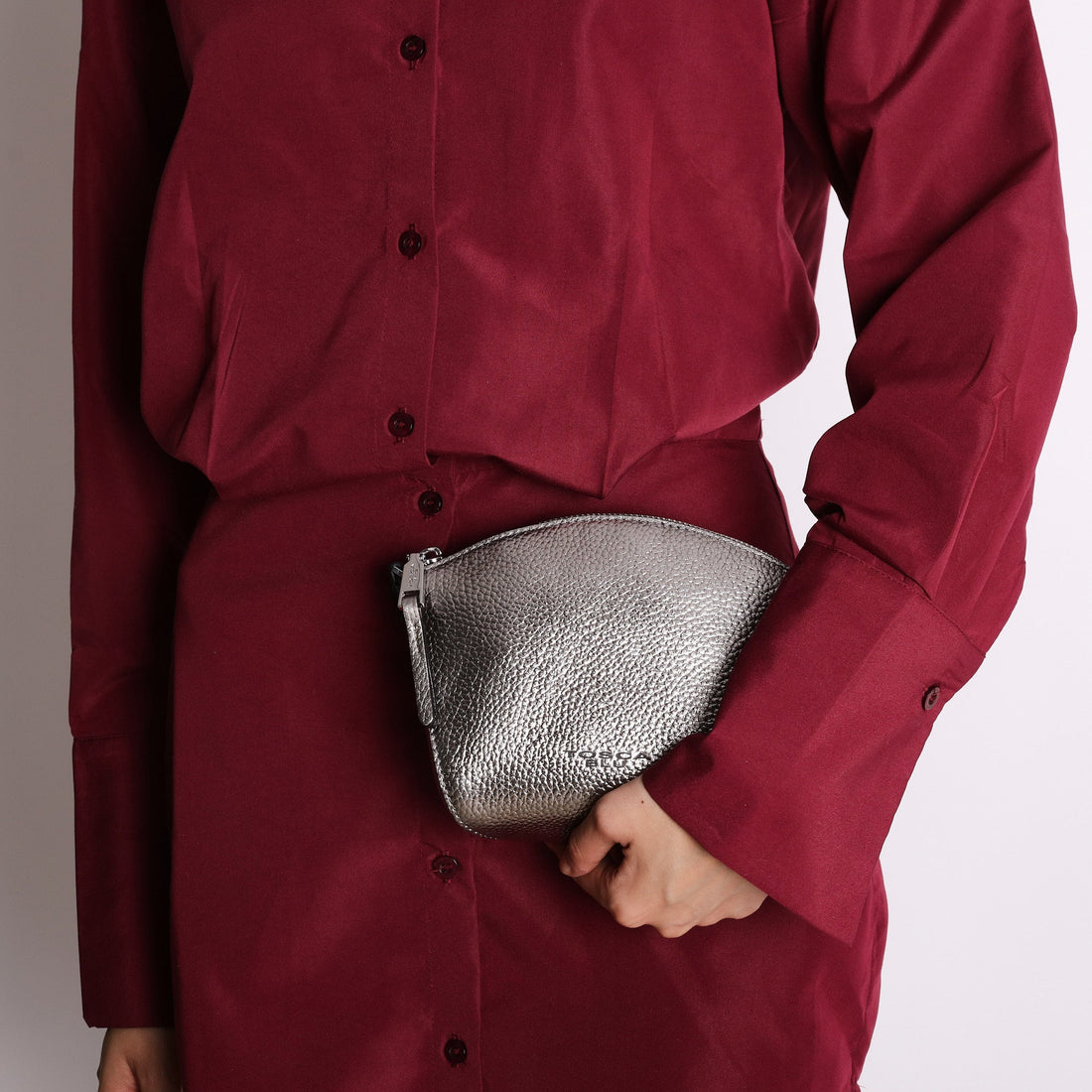 gun metal lily crossbody bag