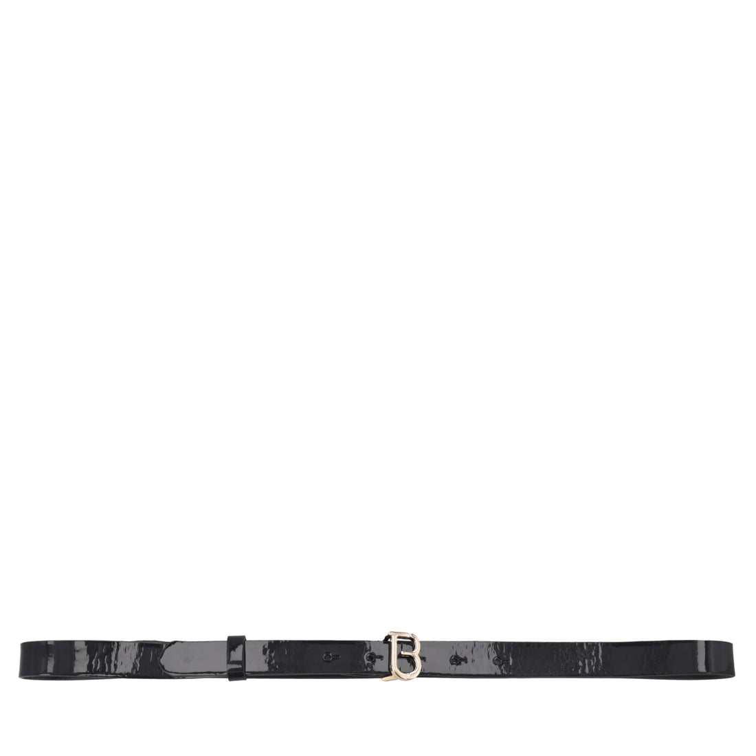 black leather belt