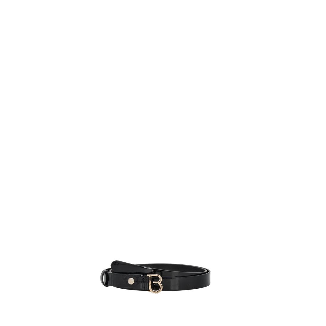 black leather belt